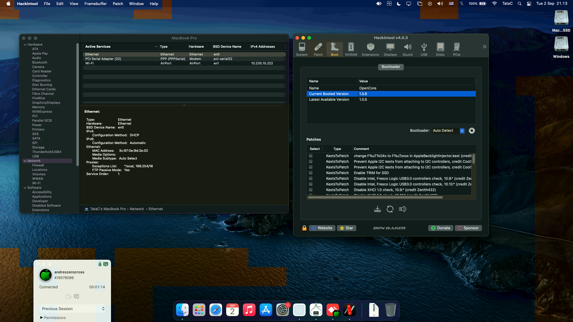 Lenovo Thinkpad X230 7th [IvyBridge   Intel HD 4000 + PS2]   OpenCore 1